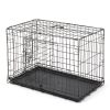 30" Pet Kennel Cat Dog Folding Steel Crate Animal Playpen Wire Metal